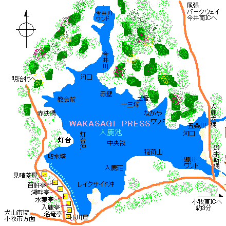 入鹿池 MAP
