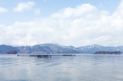 湖北町から琵琶湖