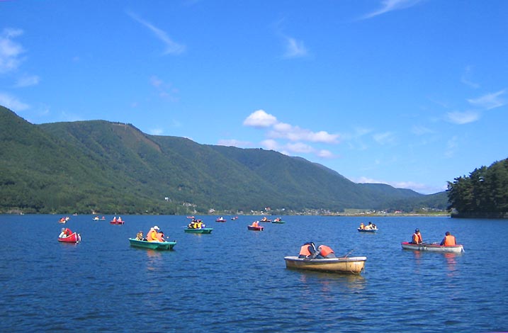 木崎湖のワカサギ釣り